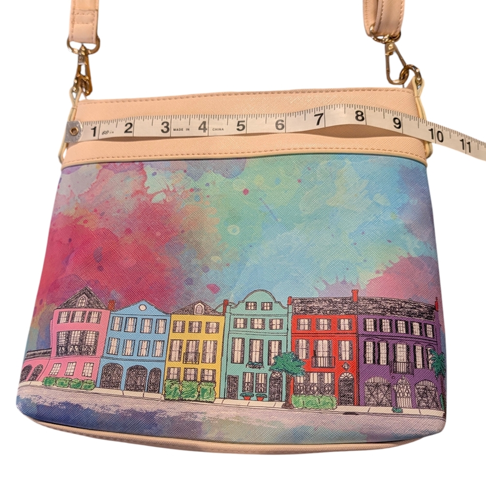 Charleston Accessories Cityscape Women's Purse Bag - Picture 9 of 11